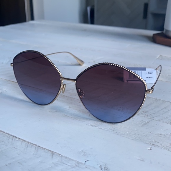 christian dior 61mm round sunglasses